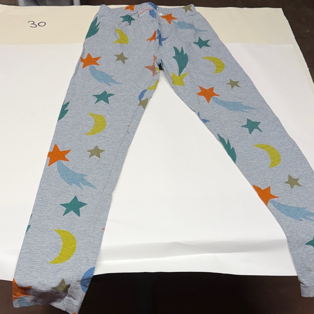 Hanna Andersson Gray Pajama Bottoms with Stars and Moons
